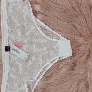 Brand New LA SENZA "LOVABLE" HIGH-WAIST MESH BRIEF-M